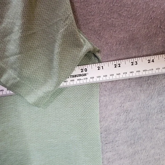 Lululemon Men Activewear Shirt Large Green Movement Is Medicine Crew Neck Tee - Picture 5 of 10